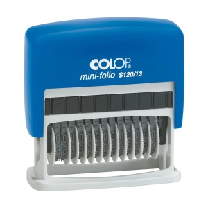 Stampila Mini folio S120/13