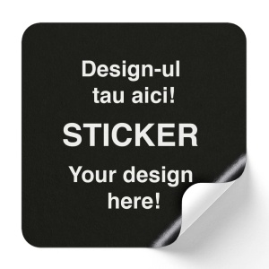 Sticker personalizat autocolant patrat