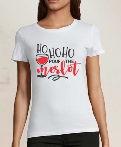 Tricou Hohoho merlot, 4, Creativ.ro