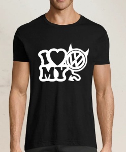 Tricou personalizat I love VW, 2, Creativ.ro