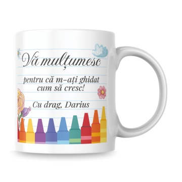 Cana cu mesaj pentru invatatoare,4,Creativ.ro