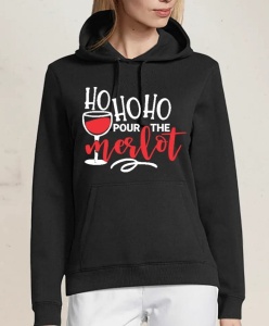 Hanorac personalizat Hohoho merlot,4,Creativ.ro