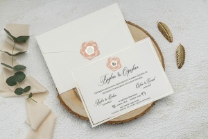Invitatie de nunta, cu plic, 135x193mm – 9329,1,Creativ.ro