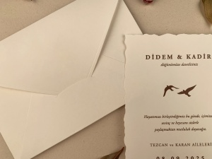 Invitatie de nunta eleganta cu margini ondulate – 12272,3,Creativ.ro