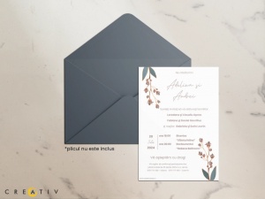 Invitatie de nunta Simpli, 128x178mm,1,Creativ.ro