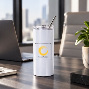 Pahar cu pai personalizat cu logo