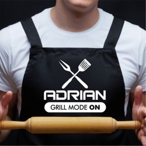 Sort de bucatarie personalizat Grill mode ON,1,Creativ.ro