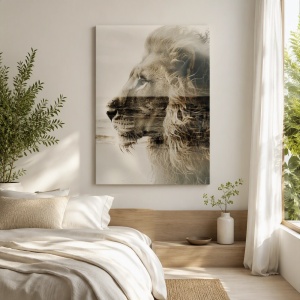 Tablou canvas cu leu „Wild Spirit"