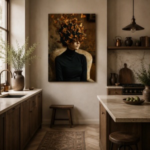 Tablou canvas portret surrealist „Monarch"