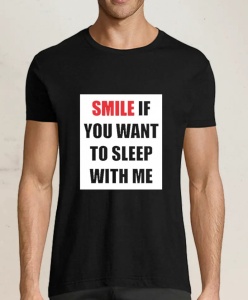 Tricou Smile if you want me, 2, Creativ.ro