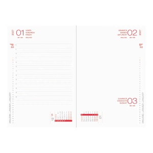 Agenda datată-zilnică Capri, 16 x 23,5 cm , 2027, 3, Creativ.ro