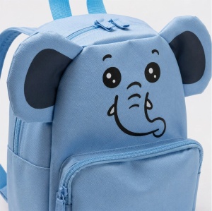 Ghiozdan personalizat pentru copii — Elefant, albastru, 3, Creativ.ro