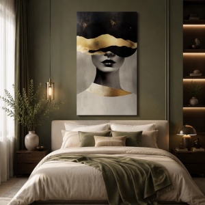 Tablou canvas portret de femeie „Golden Hour"