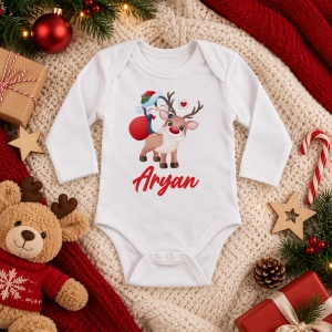 Body de Crăciun personalizat cu nume, 2, Creativ.ro