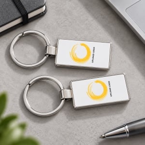 Breloc metalic personalizat cu logo