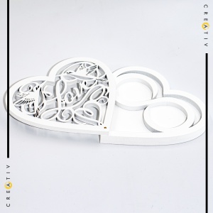 Cutie pentru verighete inima gravata Love, 2, Creativ.ro