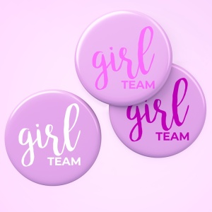 Insigna personalizata Girl TEAM,2,Creativ.ro