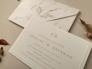 Invitatie cu aspect marmorat si tipografie rafinata – 12280,3,Creativ.ro