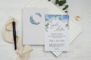 Invitatie de nunta, cu plic, 119x180mm – 9327,2,Creativ.ro
