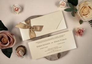 Invitatie de nunta eleganta si premium cu funda satinata aurie – 85844,1,Creativ.ro