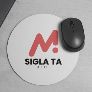 Mousepad rotund personalizat cu logo, 2, Creativ.ro