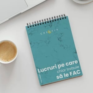 Notebook personalizat Lucruri pe care chiar trebuie sa le fac,1,Creativ.ro