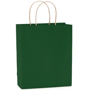 Pungă kraft verde 25x31