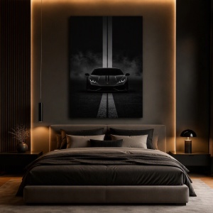 Tablou canvas mașină sport „Dark Mode"