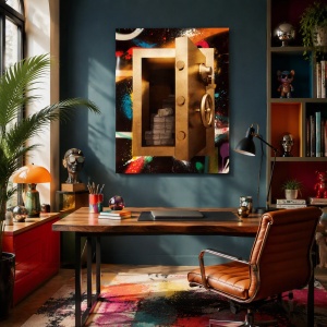 Tablou canvas street art „The Vault"