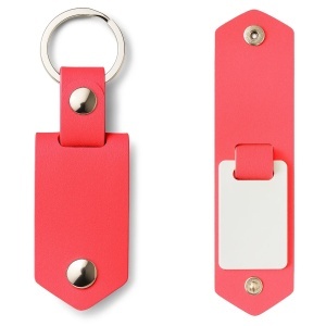 Breloc cu husa de piele personalizat cu logo, 4, Creativ.ro