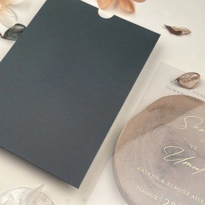 Invitatie de nunta eleganta si minimalista cu design premium si accente aurii – 85832, 3, Creativ.ro