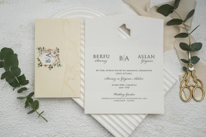 Invitatie de nunta, fara plic, 165x225mm – 9355