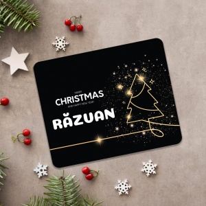 Mousepad personalizat cu text de Craciun