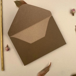 Plic kraft cartonat 10x15cm, carton 210gr