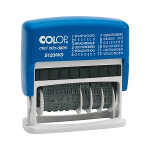 Stampila Mini info dater S120/WD