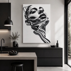 Tablou canvas portret de femeie „Marble"