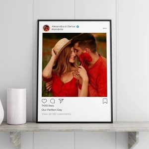 Tablou personalizat cu fotografie stil postare, 3, Creativ.ro