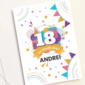 Felicitare personalizata pentru 18 ani,1,Creativ.ro