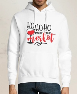 Hanorac personalizat Hohoho merlot,1,Creativ.ro