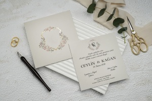 Invitatie de nunta, 148x148mm – 9289,1,Creativ.ro