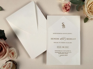 Invitatie de nunta eleganta si minimalista cu accente sidefate– 96935,1,Creativ.ro