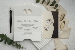 Invitatie de nunta, fara plic, 165x236mm – 9353,2,Creativ.ro