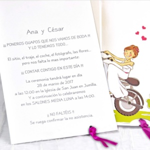 Invitatie de nunta motor 39132, 2, Creativ.ro