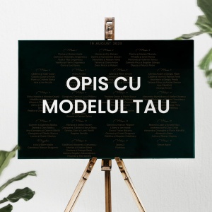 Opis - asezare la mese cu modelul tau
