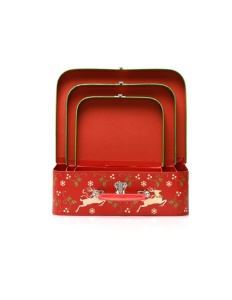 Set de 3 cutii tip geanta cu Rudolf de Craciun,3,Creativ.ro