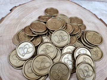 Sigiliu gold bronze inimi infinit,1,Creativ.ro