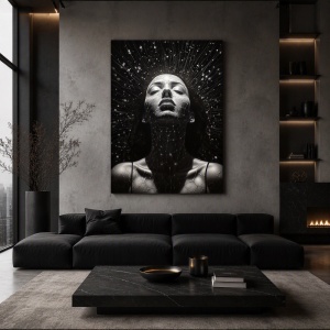 Tablou canvas portret de femeie „Awakening"