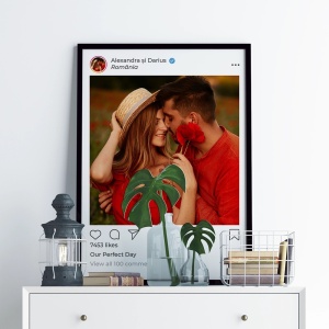 Tablou personalizat cu fotografie stil postare, 4, Creativ.ro