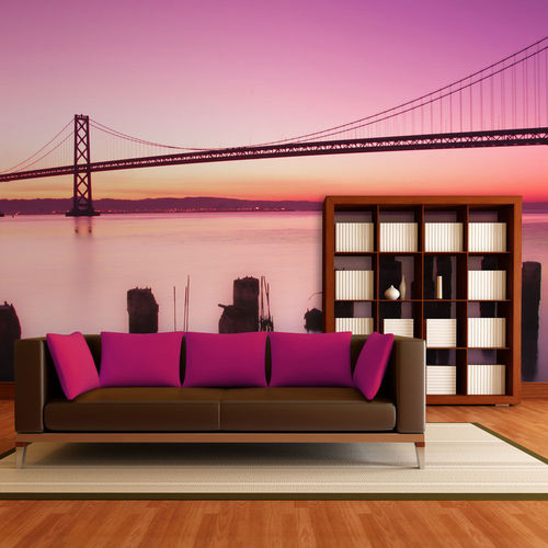 Fotótapéta - San Francisco-öböl lila. California