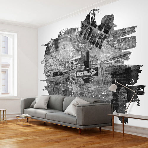 Fotótapéta - Black-and-white New York collage